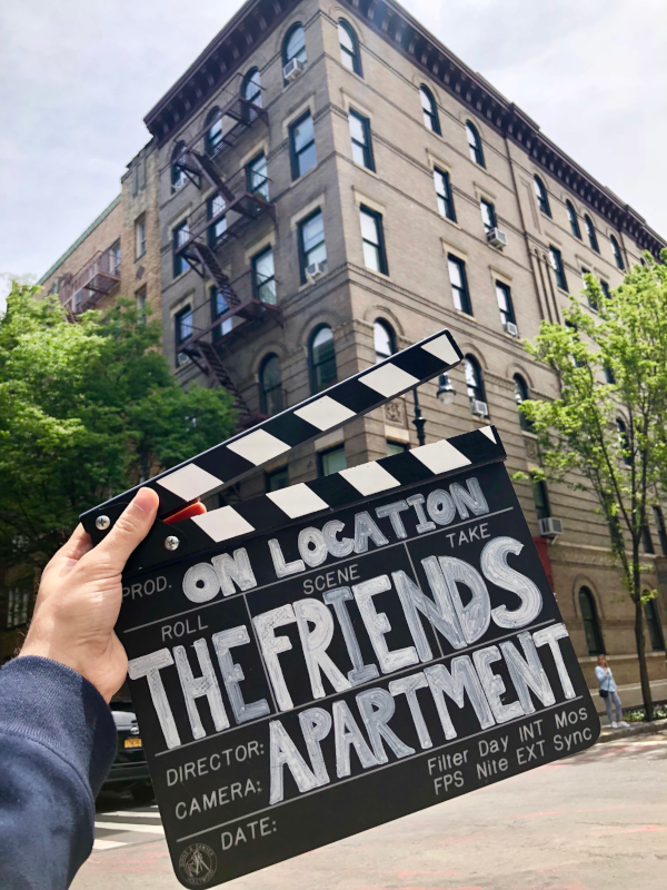 Friends - Clapboard courtesy On Location Tours-600