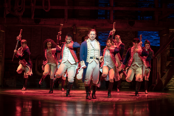 Hamilton Miguel Cervantes and the ensemble of HAMILTON - HAMILTON -(c) Joan Marcus 2021-600